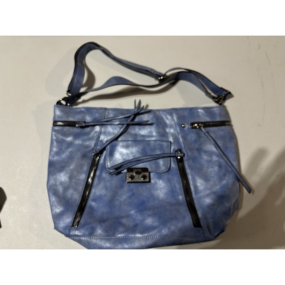 MED BLUE NICOLE MILLER PURSE‎ VTG